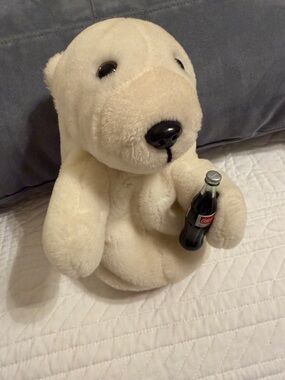 Plush Coca-Cola Cute Hand Puppet Vintage